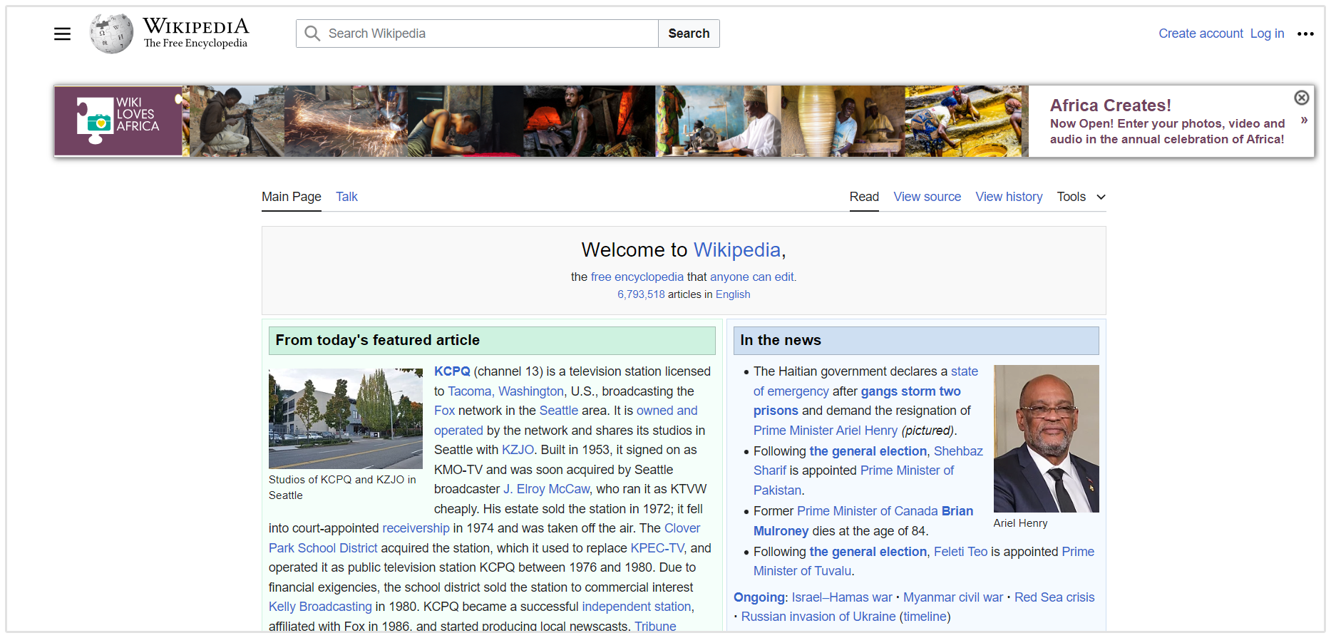 Links da Wikipedia